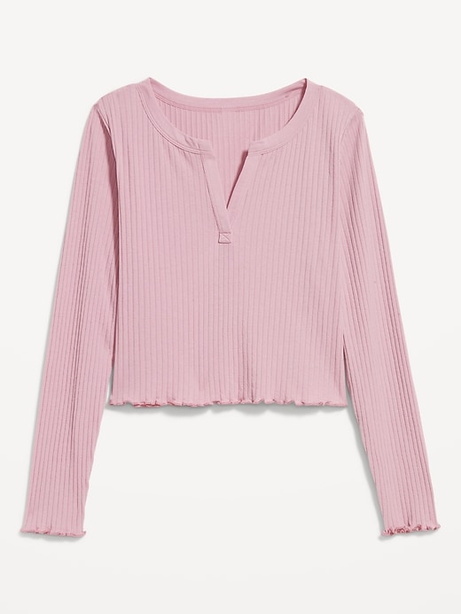 Image number 4 showing, Ribbed Pajama Top