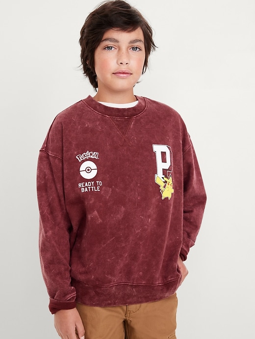 View large product image 1 of 4. Pokémon™ Over-Sized Gender-Neutral Sweatshirt for Kids