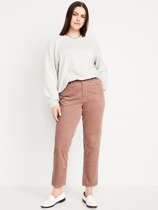 Image number 4 showing, High-Waisted OG Straight Corduroy Ankle Pants