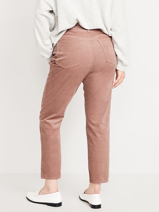 Image number 5 showing, High-Waisted OG Straight Corduroy Ankle Pants