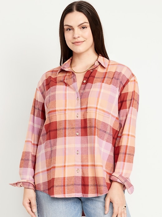 Image number 5 showing, Button-Down Flannel Tunic