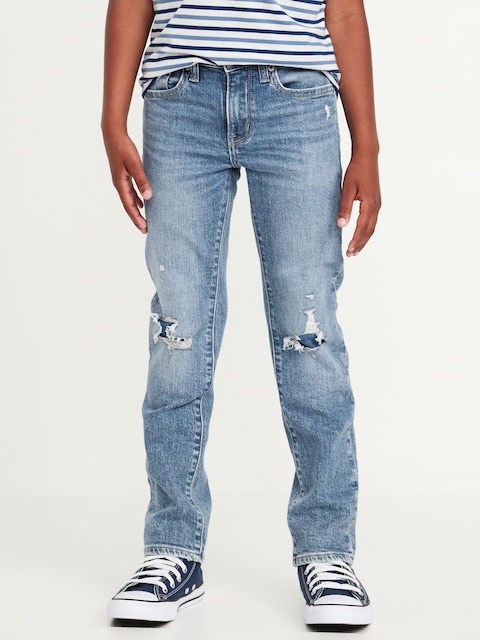 Slim 360° Stretch Jeans for Boys - Destructed Wash