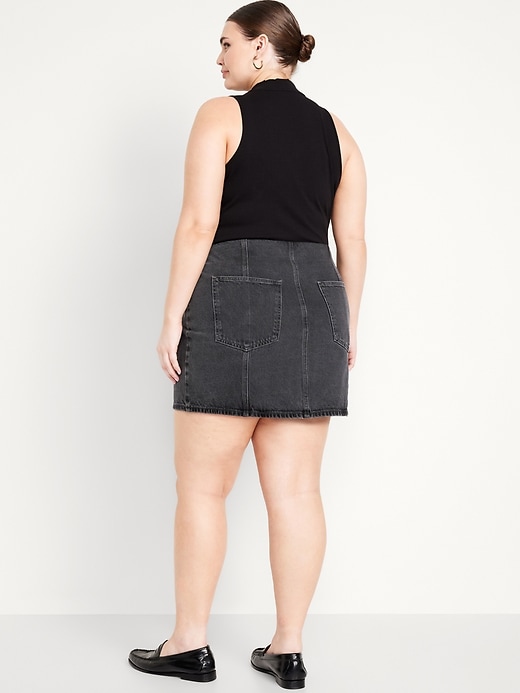 Image number 8 showing, Mid-Rise OG Jean Mini Skirt