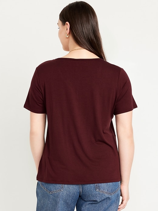 Image number 6 showing, Luxe V-Neck T-Shirt