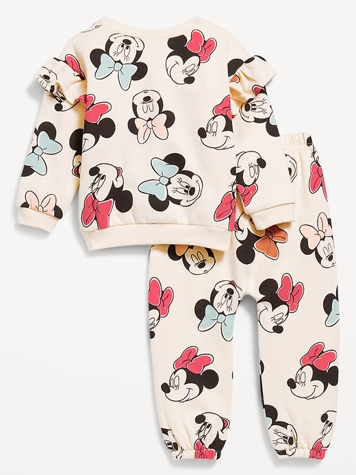 View large product image 2 of 3. Disney© Ruffled Sweatshirt and Sweatpants Set for Baby