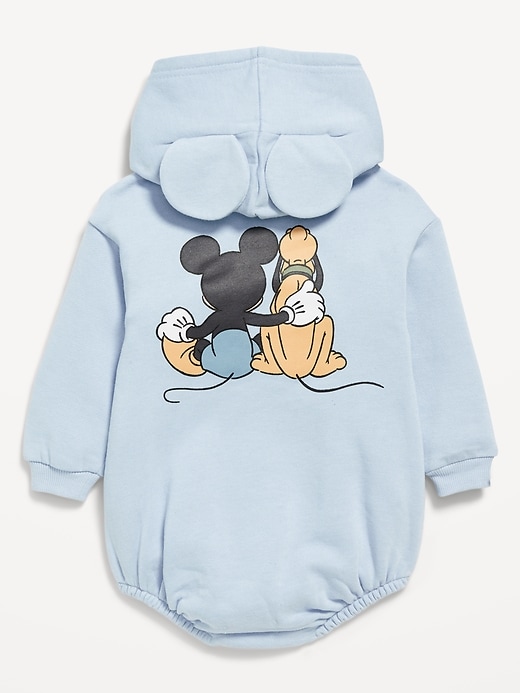 View large product image 2 of 2. Disney© Mickey Mouse Hooded One-Piece Romper for Baby