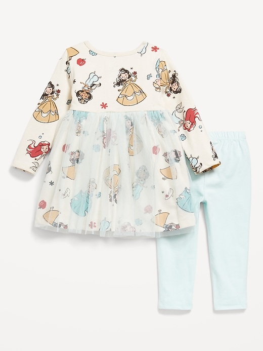 View large product image 2 of 3. Disney© Long-Sleeve Tulle Tutu Dress and Leggings Set for Baby