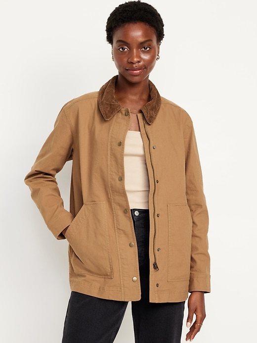 Image number 1 showing, Canvas Barn Jacket