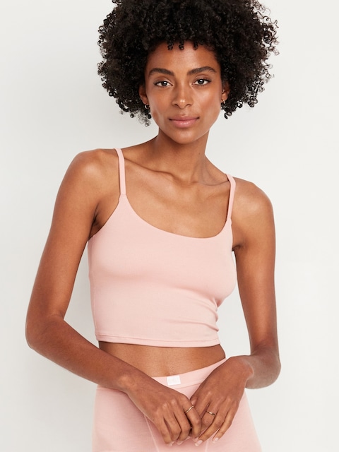 Rib-Knit Brami Top - Fleur De Sel