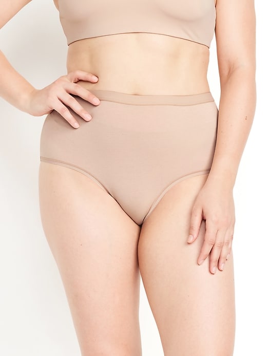 Image number 5 showing, High-Waisted Everyday Brief Cotton Underwear