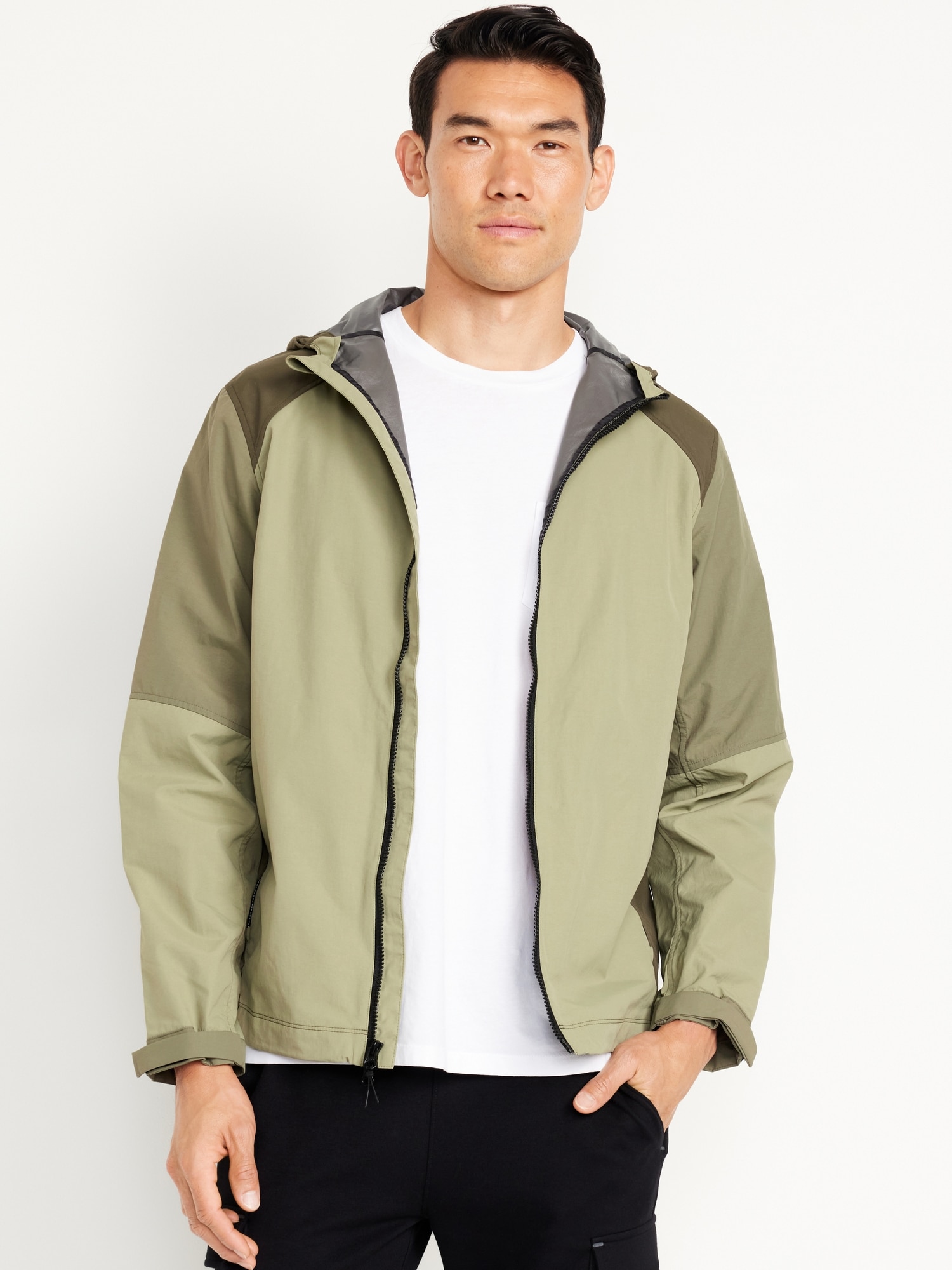 Water-Resistant Zip Jacket