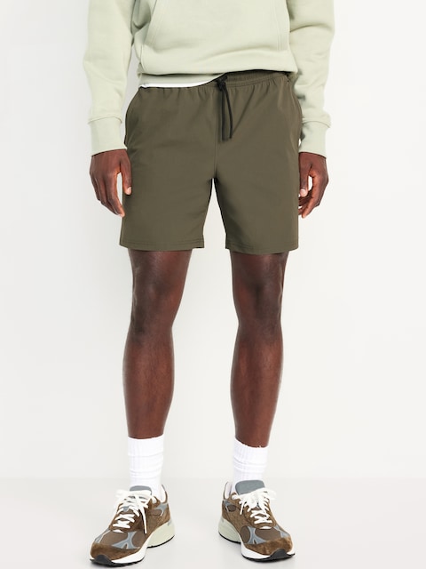 Dynamic Tech Woven Shorts -- 7-inch inseam - Green