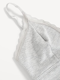 View large product image 3 of 8. Longline Waffle Bralette