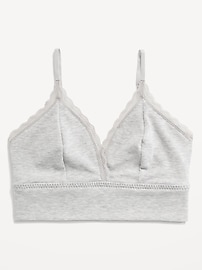 View large product image 4 of 8. Longline Waffle Bralette