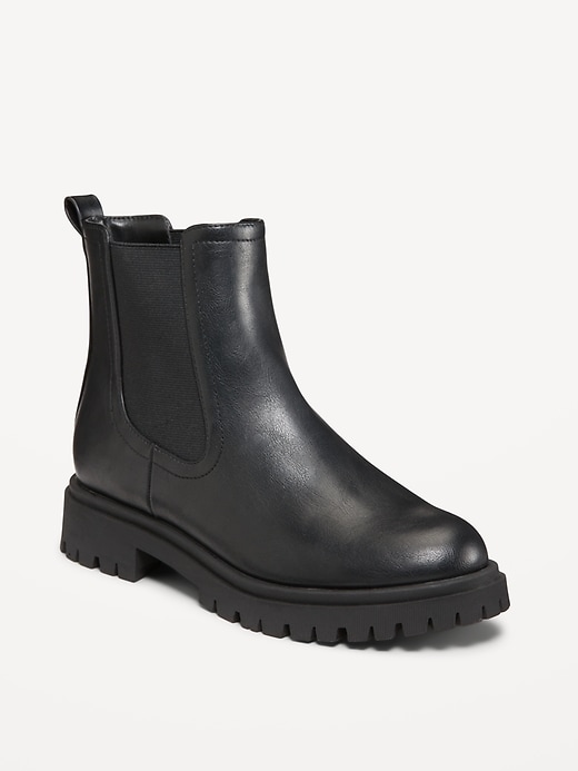 Chunky Heel Chelsea Boot Old Navy