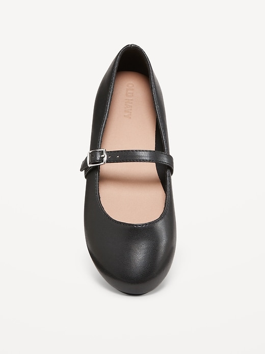 View large product image 2 of 4. Faux-Leather Ballet Flats for Girls