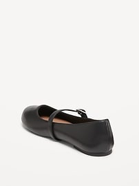 View large product image 4 of 4. Faux-Leather Ballet Flats for Girls