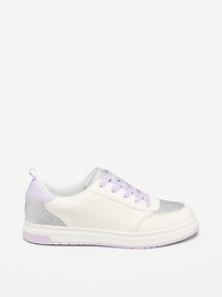 View large product image 3 of 4. Shiny Low-Top Sneakers for Girls