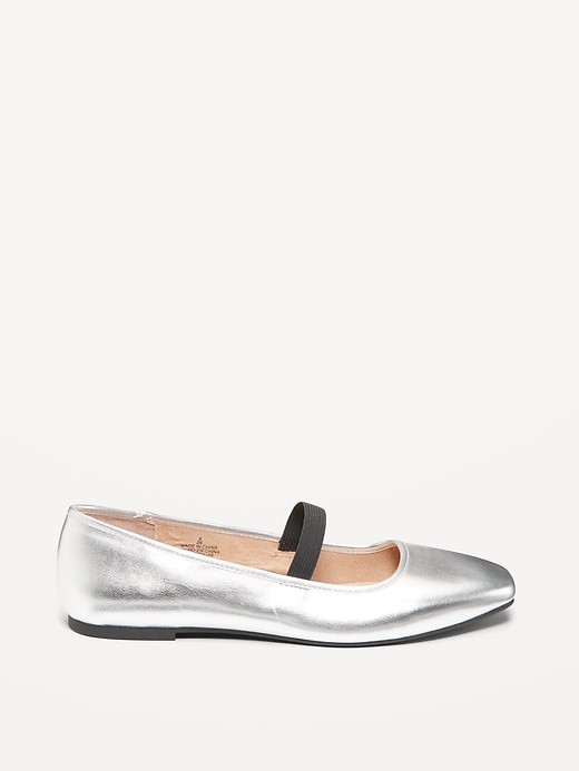 Image number 3 showing, Mary Jane Square-Toe Ballet Flats