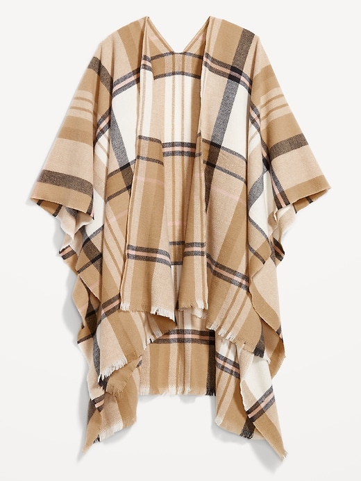 Image number 4 showing, Flannel Poncho