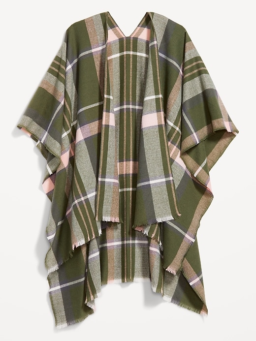 Image number 2 showing, Flannel Poncho