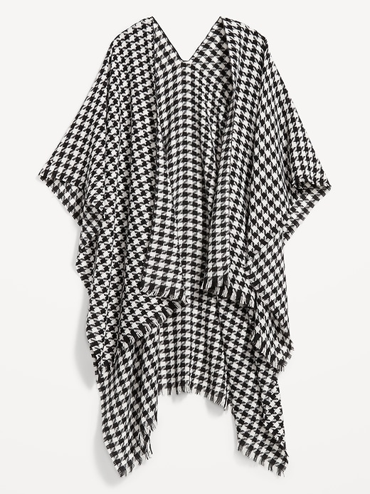 Image number 4 showing, Flannel Poncho