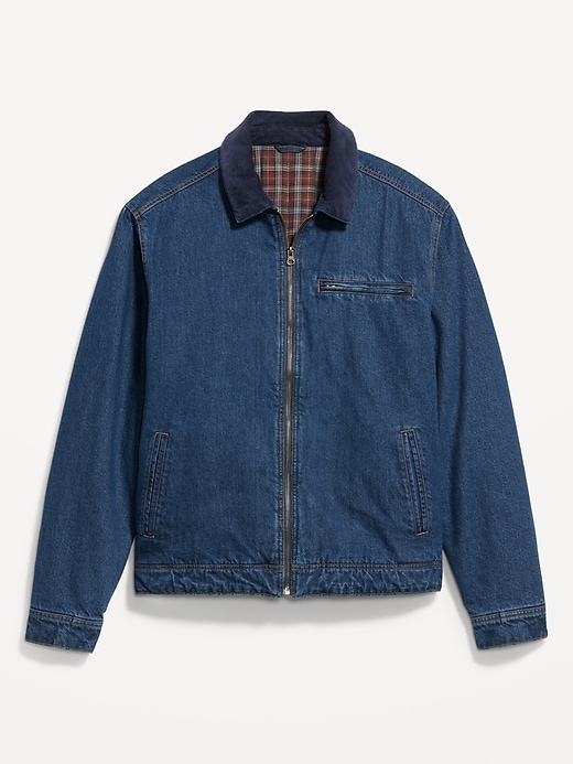 Image number 4 showing, Flannel-Lined Jean Jacket