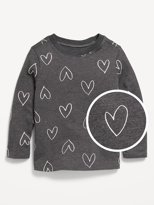 View large product image 1 of 1. Printed Long-Sleeve T-Shirt for Toddler Girls