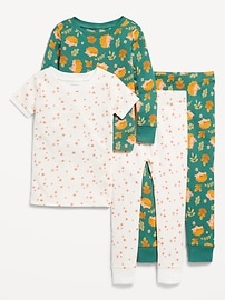 Image number 1 showing, Snug-Fit Pajama 4-Piece Set for Toddler & Baby