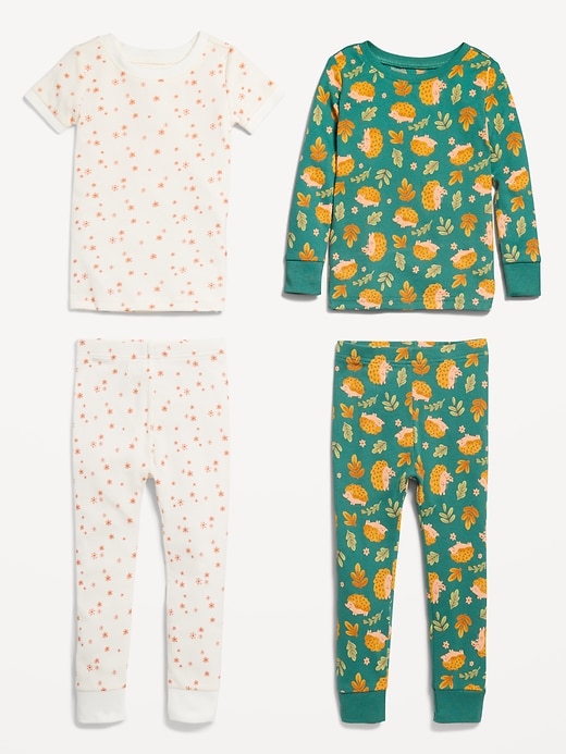 Image number 3 showing, Snug-Fit Pajama 4-Piece Set for Toddler & Baby