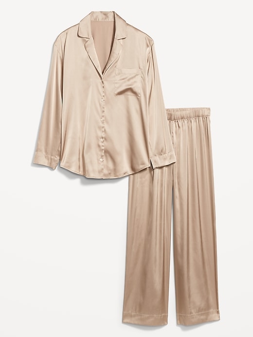 Image number 4 showing, Satin Pajama Pant Set