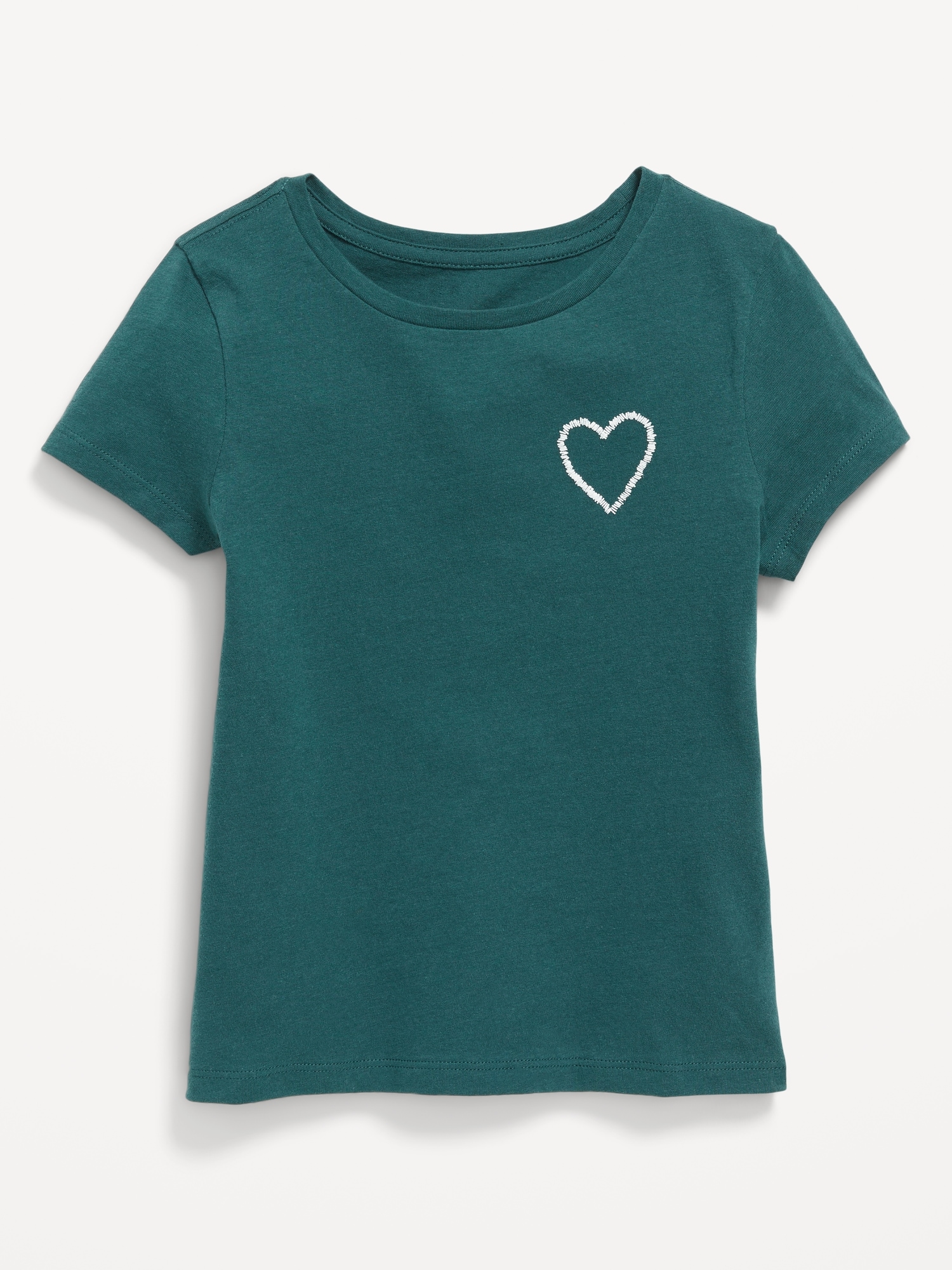 Short-Sleeve Graphic T-Shirt for Girls - Green