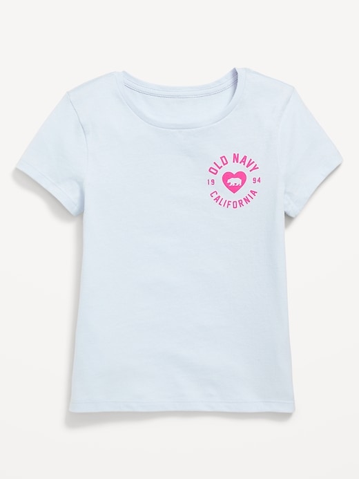 View large product image 1 of 1. Short-Sleeve Logo-Graphic T-Shirt for Girls