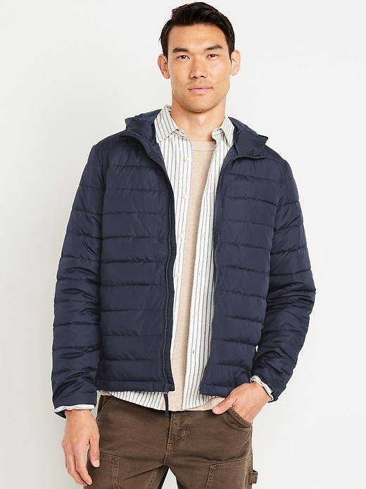 Image number 1 showing, Water-Resistant Narrow-Channel Puffer Jacket