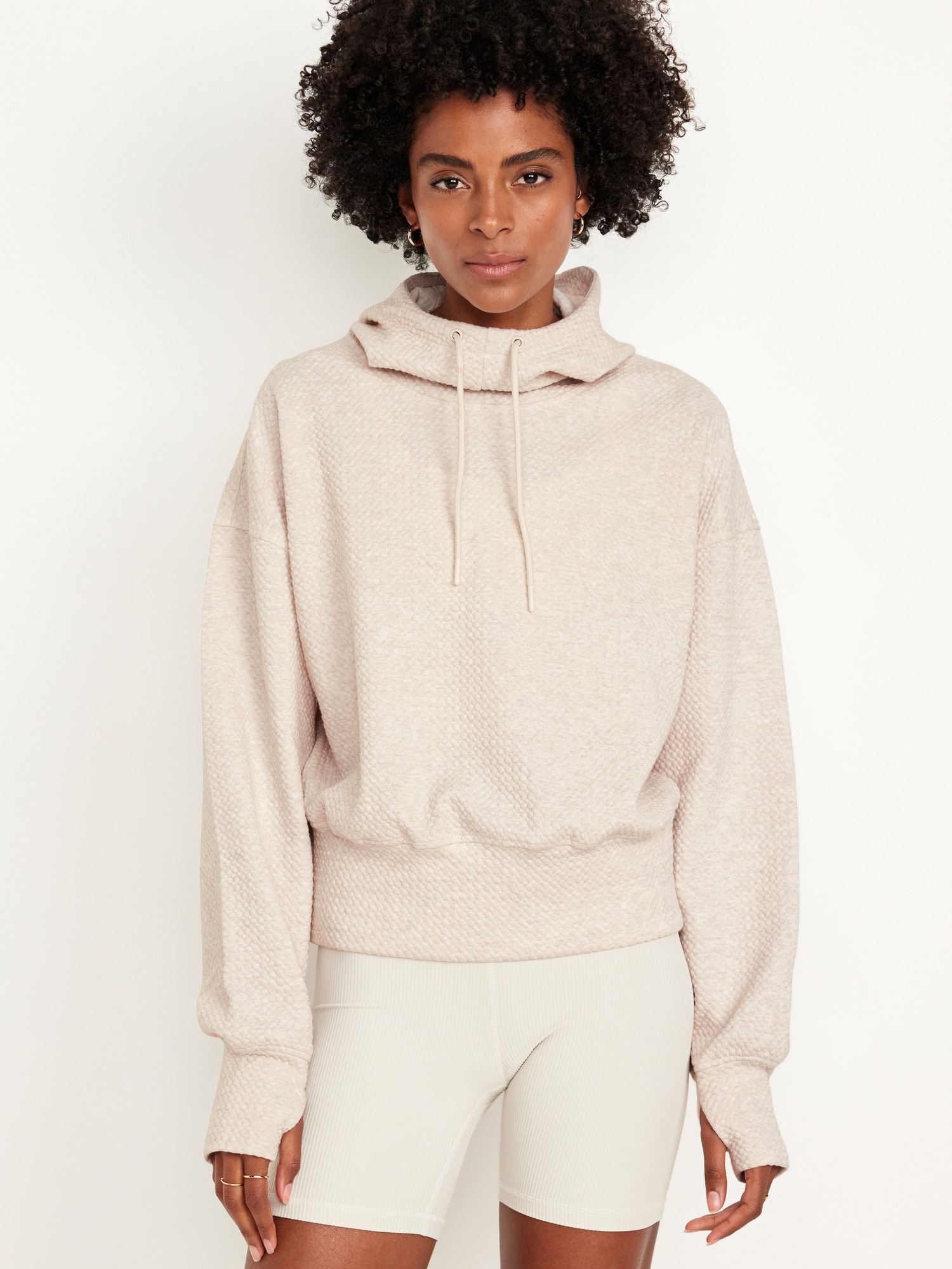 Dynamic Fleece Textured Hoodie