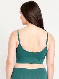 View large product image 6 of 8. Seamless Longline Bralette