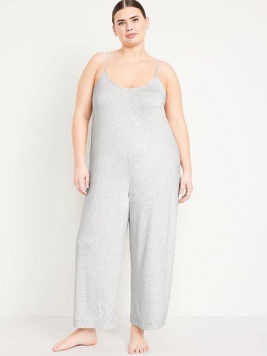 Image number 5 showing, Knit Jersey Pajama Jumpsuit