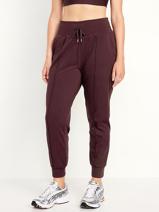 Image number 4 showing, High-Waisted PowerSoft Seamed Joggers