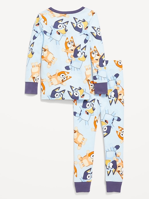 View large product image 2 of 2. Bluey™ Unisex Graphic Snug-Fit Pajama Set for Toddler &amp; Baby