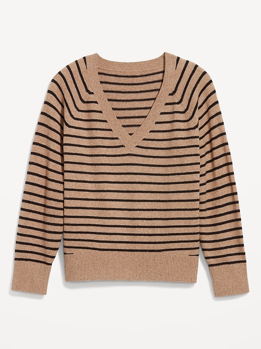 Image number 4 showing, SoSoft Loose V-Neck Sweater