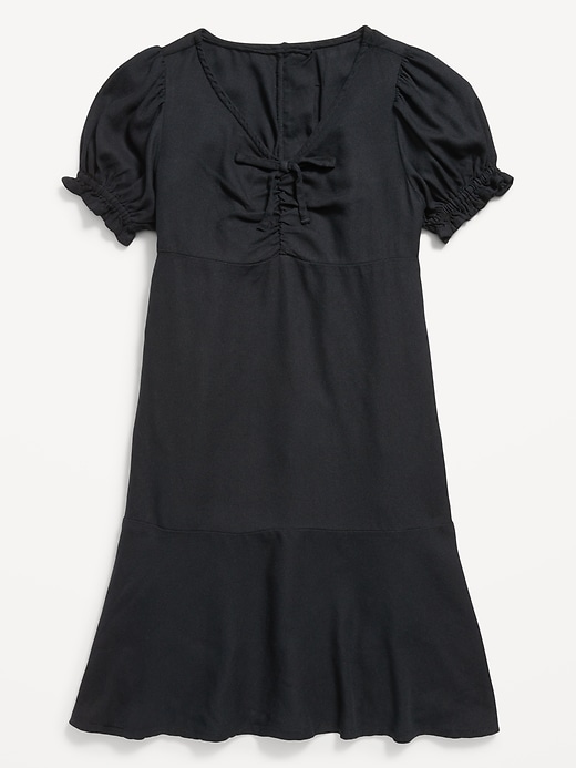 View large product image 1 of 1. Fit and Flare Crepe Dress for Girls