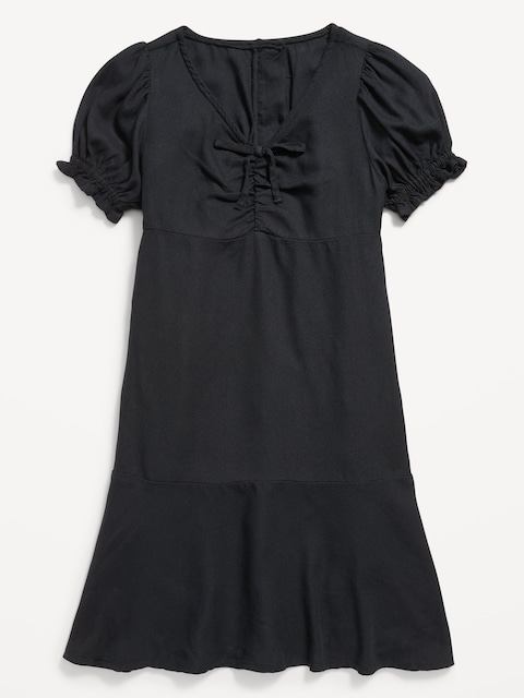 Fit and Flare Crepe Dress for Girls