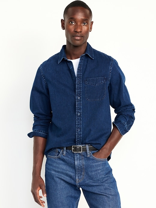 Image number 1 showing, Classic Fit Everyday Jean Shirt