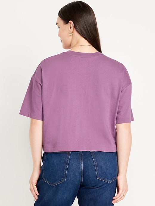 Image number 6 showing, Vintage Oversized Crop T-Shirt