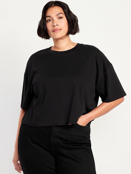 Image number 7 showing, Vintage Oversized Crop T-Shirt