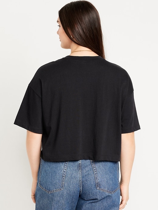 Image number 6 showing, Vintage Oversized Crop T-Shirt