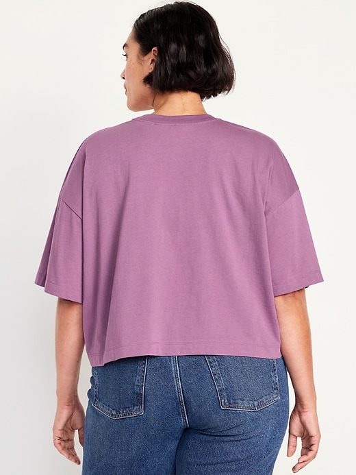 Image number 8 showing, Vintage Oversized Crop T-Shirt