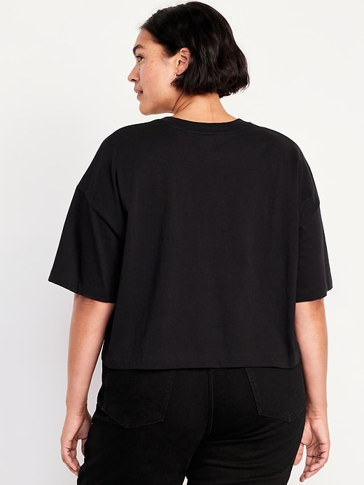 Image number 8 showing, Vintage Oversized Crop T-Shirt