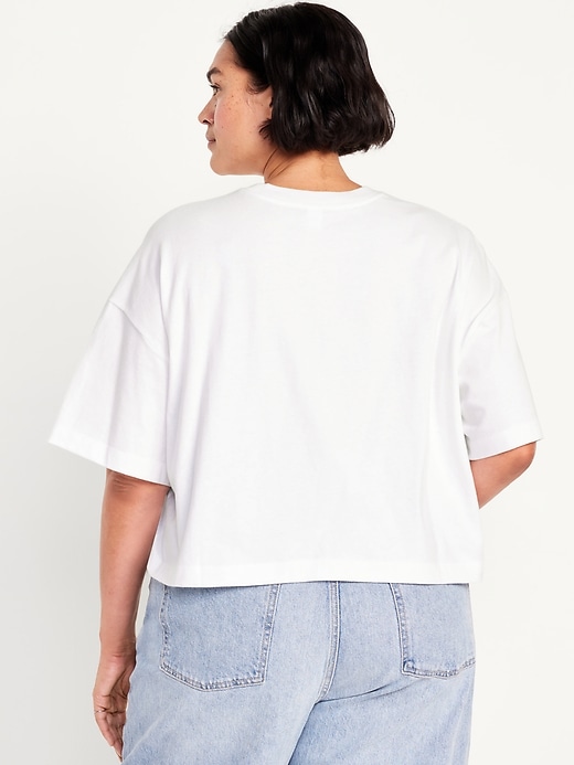 Image number 8 showing, Vintage Oversized Crop T-Shirt