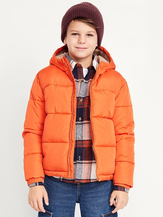 View large product image 1 of 3. Water-Resistant Quilted Puffer Jacket for Boys